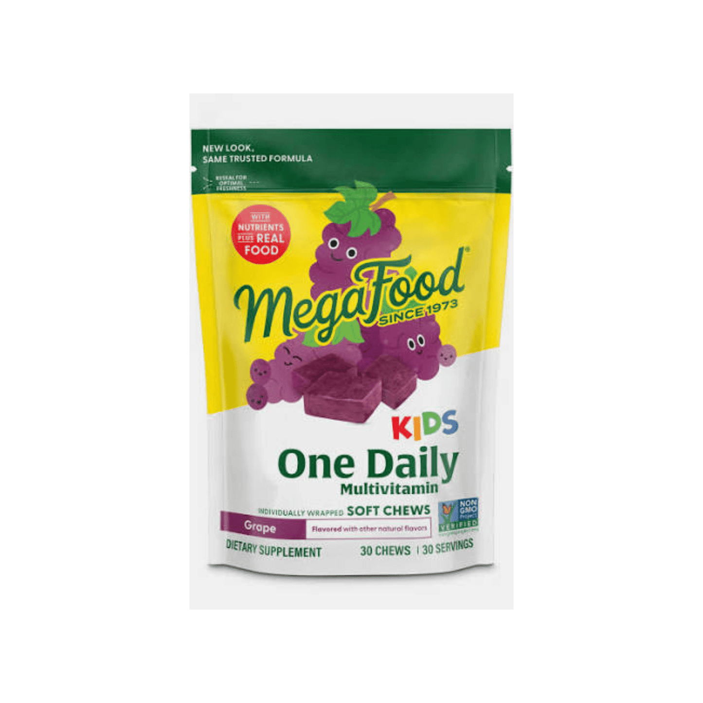 MegaFood Kids One Daily Soft Chews 30ct – Multivitamin for Children - Wellness Overstock