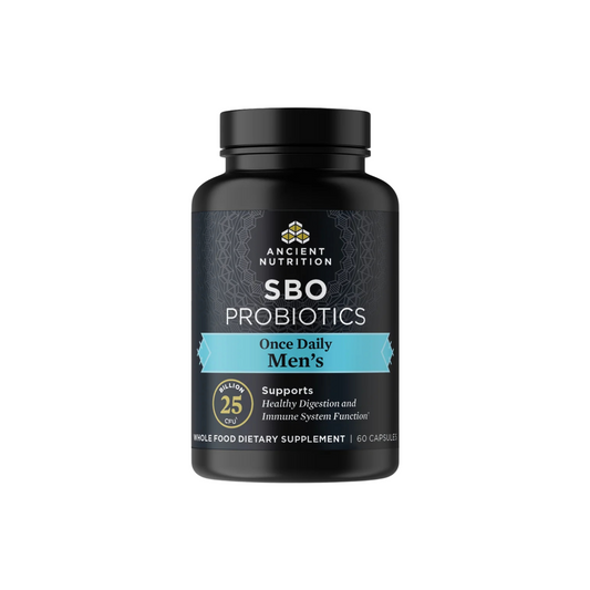 Ancient Nutrition SBO Probiotics Men’s Once Daily 30ct – Digestive & Immune Support