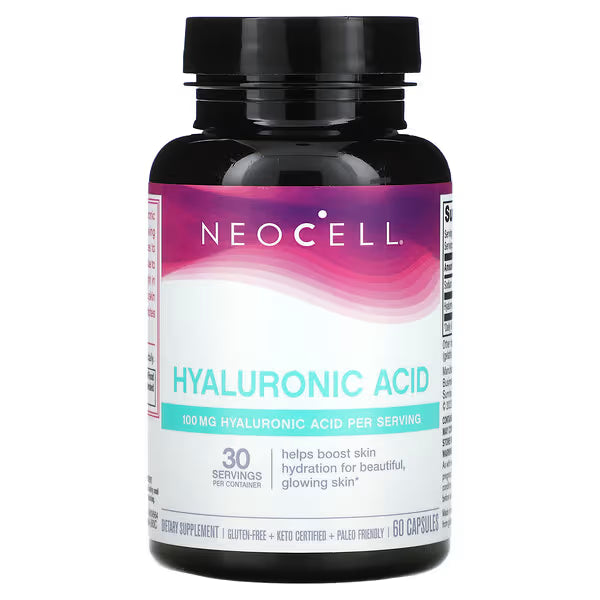 Neocell Hyaluronic Acid 100mg 60 caps - Wellness Overstock