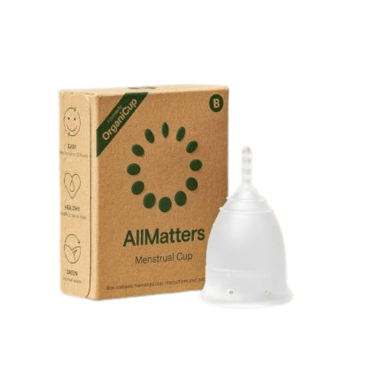 AllMatters Menstrual Cup – Size B | Reusable Period Cup - Wellness Overstock