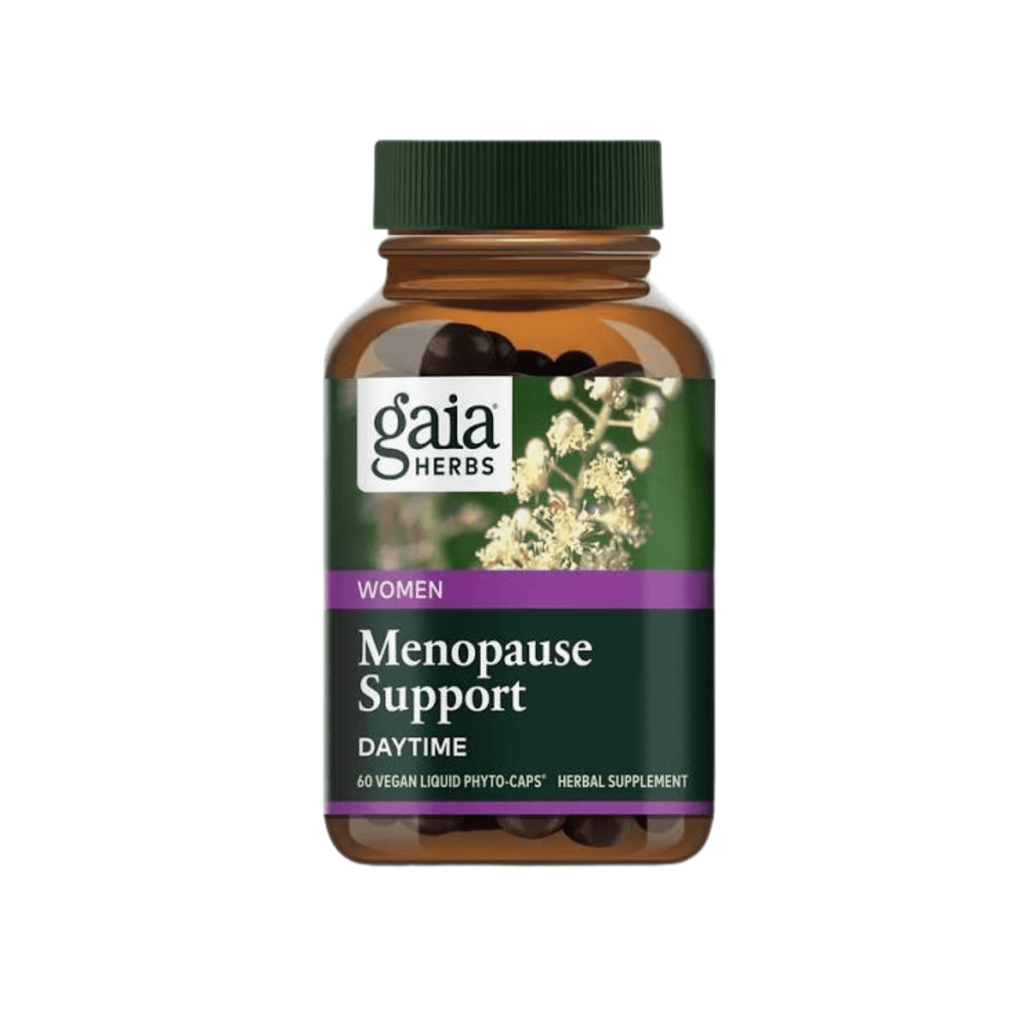 Gaia Herbs Menopause Support Daytime 60ct – Herbal Balance & Energy - Wellness Overstock