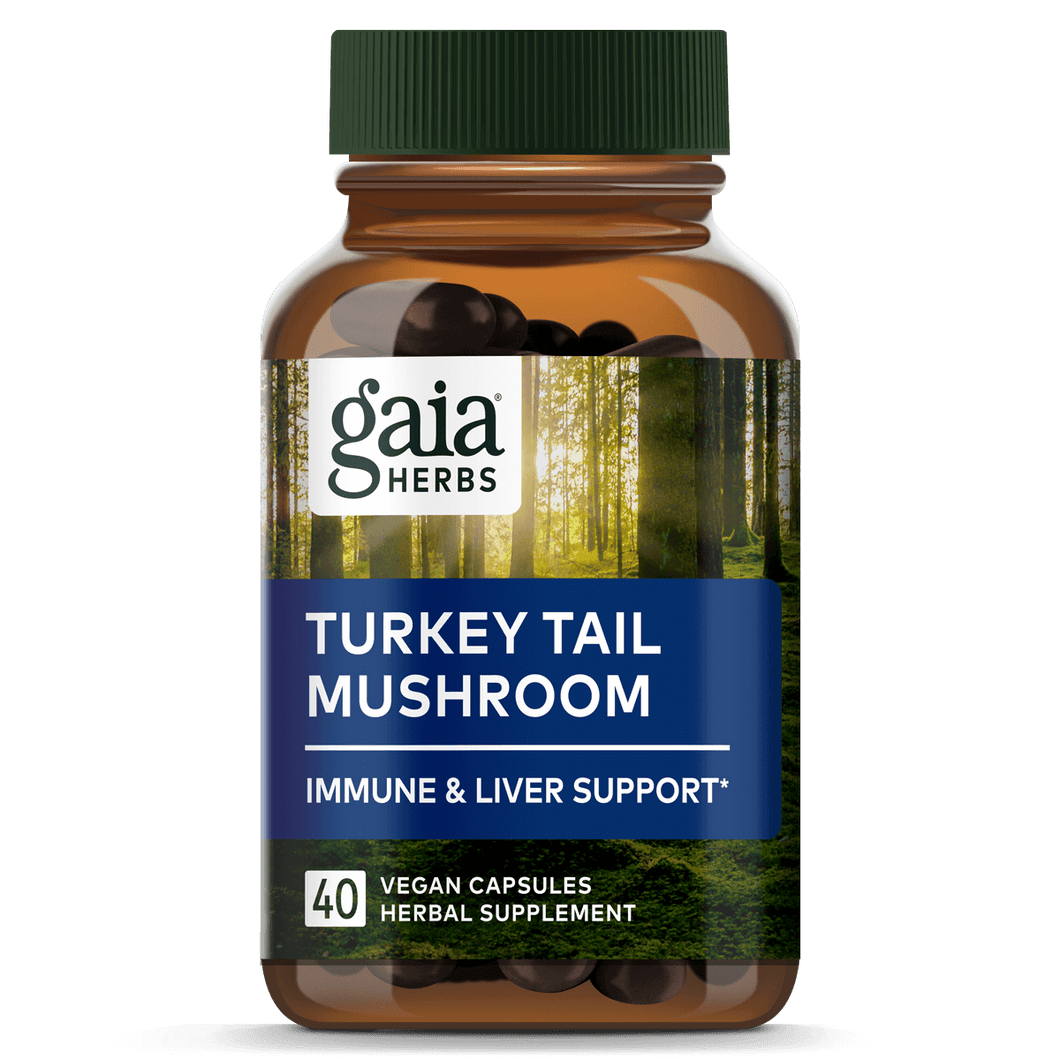Gaia Turkey Tail Mushroom 40ct - Wellness Overstock