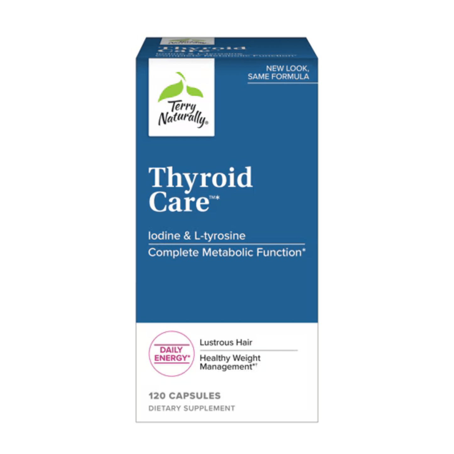 Terry Naturally Thyroid Care 60ct – Energy & Metabolism Support - Wellness Overstock